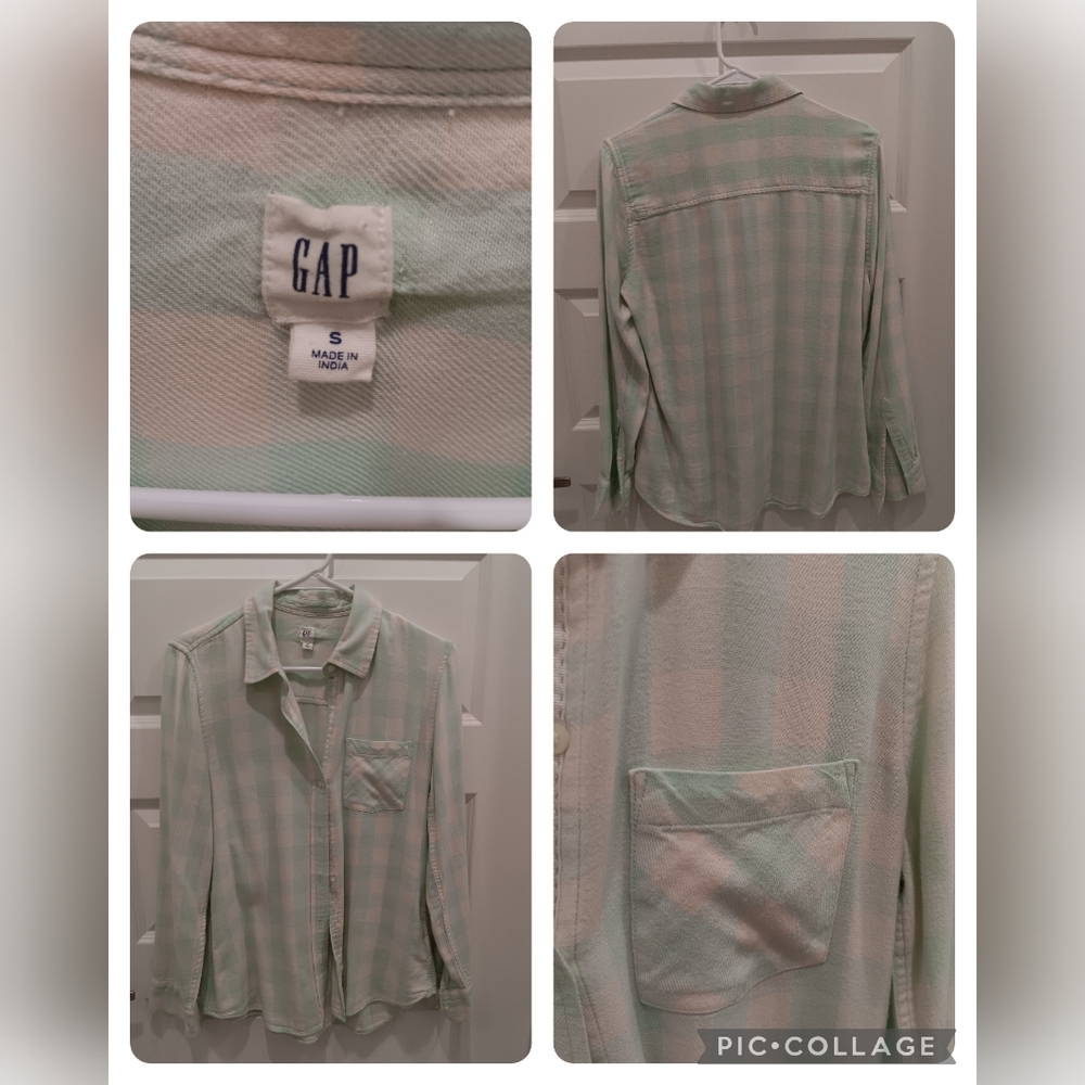 Gap flannel, size small